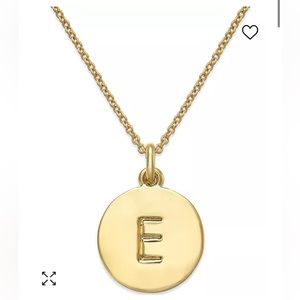 Kate Spade Letter “E” Pendant Necklace